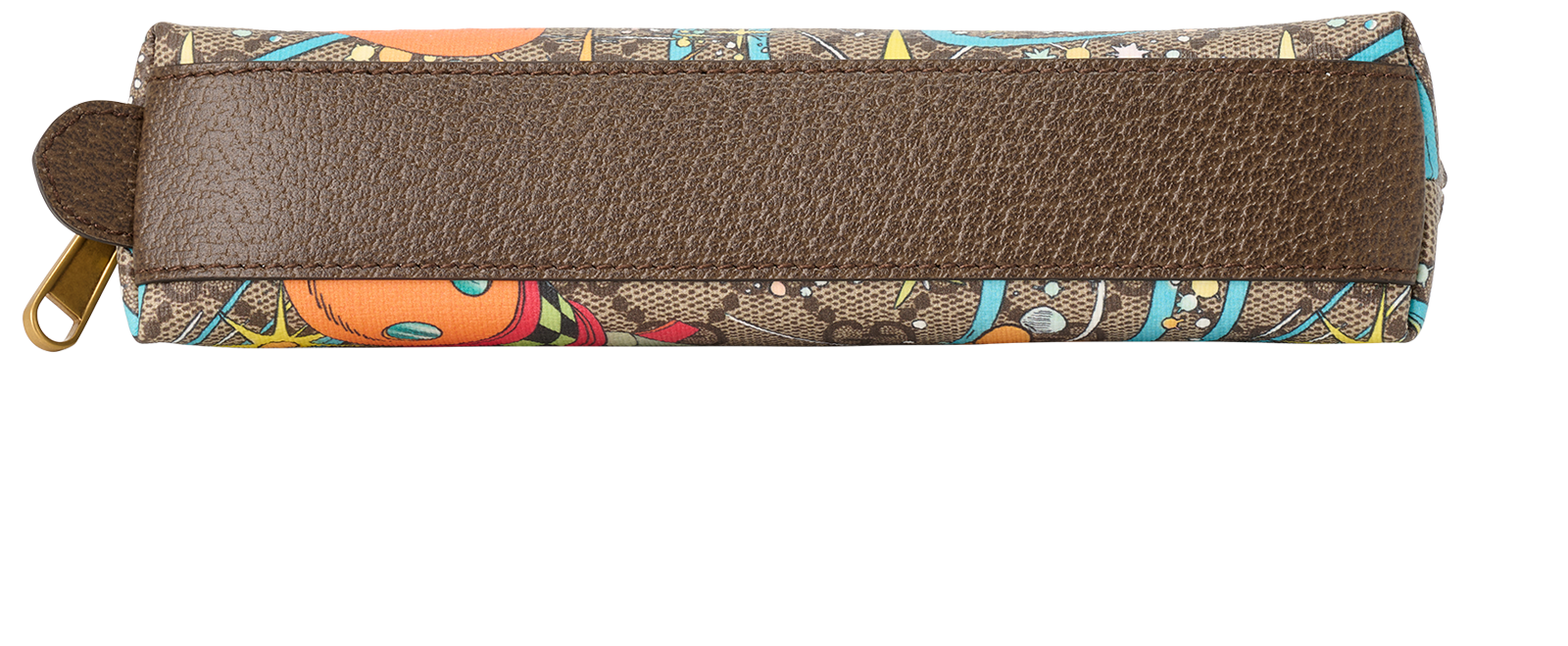 Gucci X Disney Donald Duck GG Pencil Case, &pound;250, Accessories, Brown, Canvas, Top view